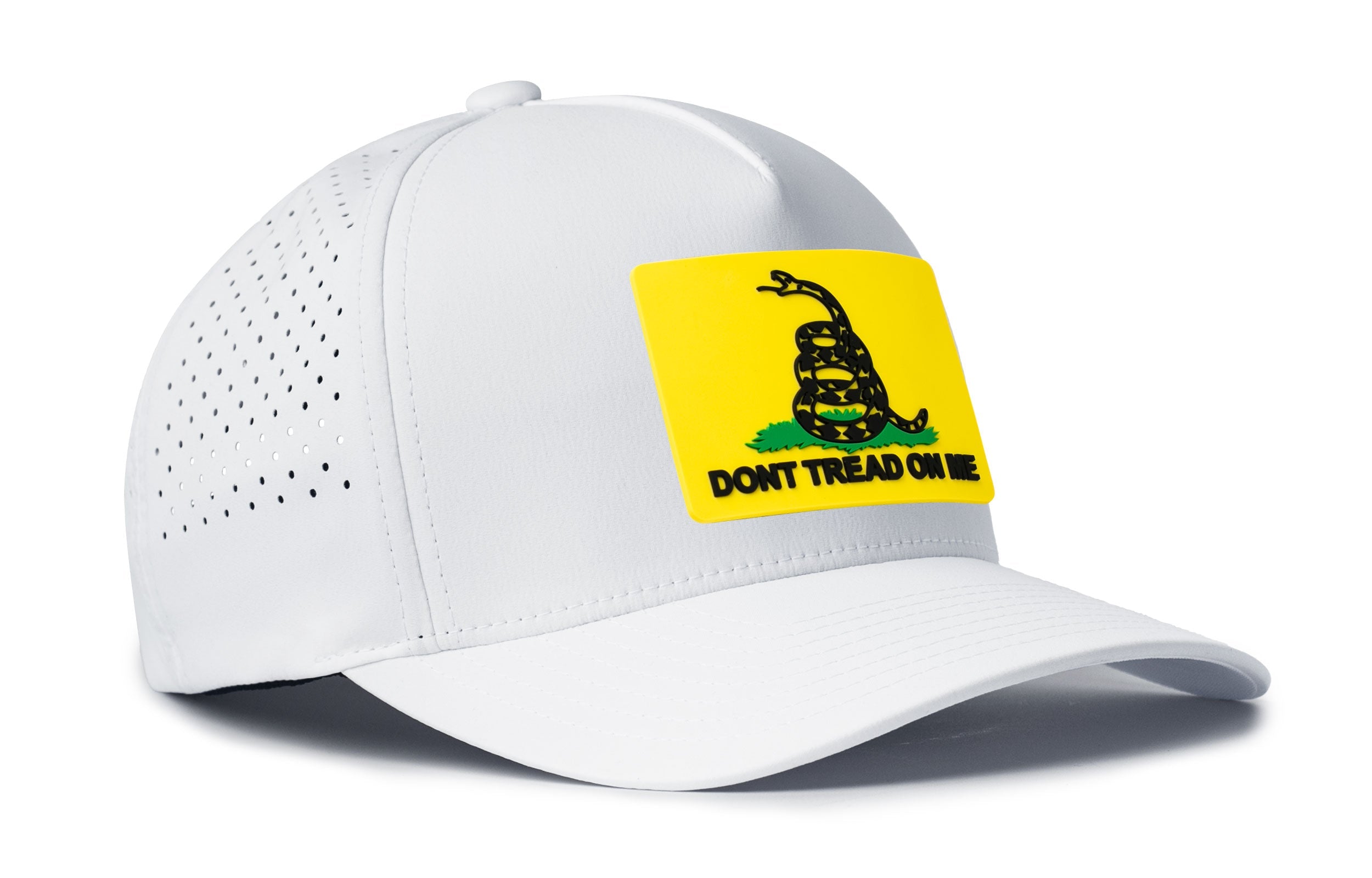 Dont Tread On Me 5-Panel Hat  |  Yellow Gadsden Flag Flexfit® Snapback