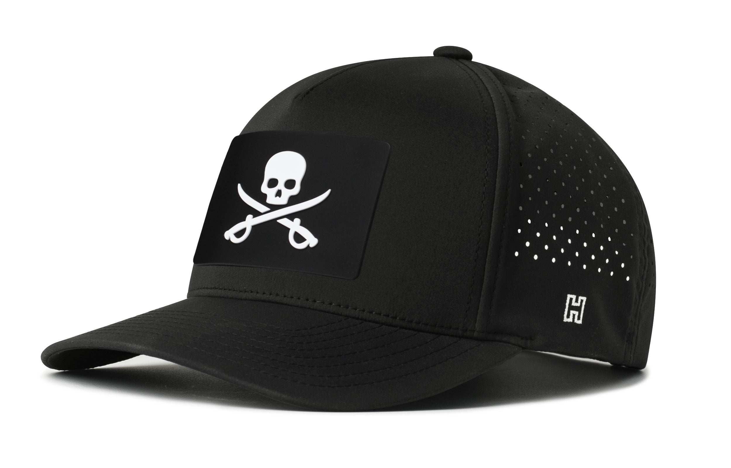 Pirate Flag Performance 5-Panel Hat  |  Jolly Roger Flexfit® Snapback
