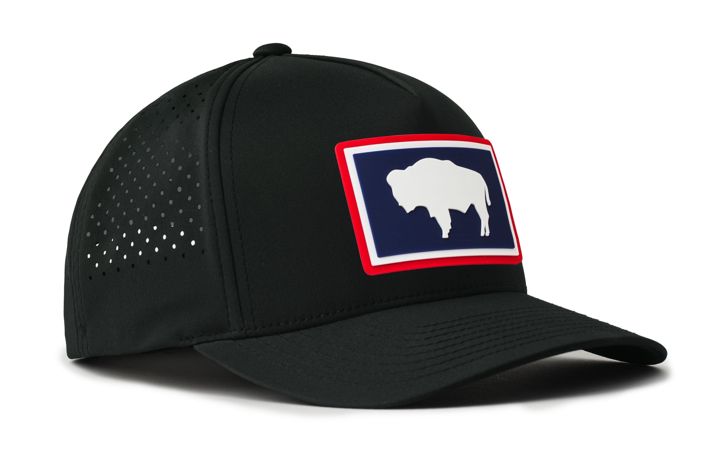 Wyoming Flag Performance 5-Panel Hat  |  WY Buffalo Flexfit® Snapback