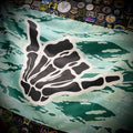 Hang Ten - 3'x5' - Wall Banner - Mint Tiger Strip
