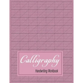 Calligraphy Handwriting Workbook: Practice Paper Slanted Grid - Maroon - Paperback