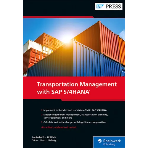 Transportation Management with SAP S/4hana - Hardcover