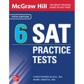 McGraw Hill 6 SAT Practice Tests, Fifth Edition - Paperback