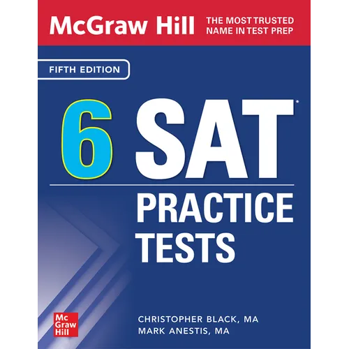 McGraw Hill 6 SAT Practice Tests, Fifth Edition - Paperback