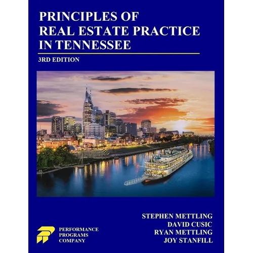 Principles of Real Estate Practice in Tennessee: 3rd Edition - Paperback
