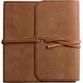 ESV Journaling Study Bible (Natural Leather, Brown, Flap with Strap) - Leather