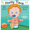 My First Potty Time Coloring Book - Hardcover