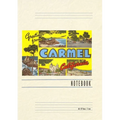Vintage Lined Notebook Greetings from Carmel, California - Paperback