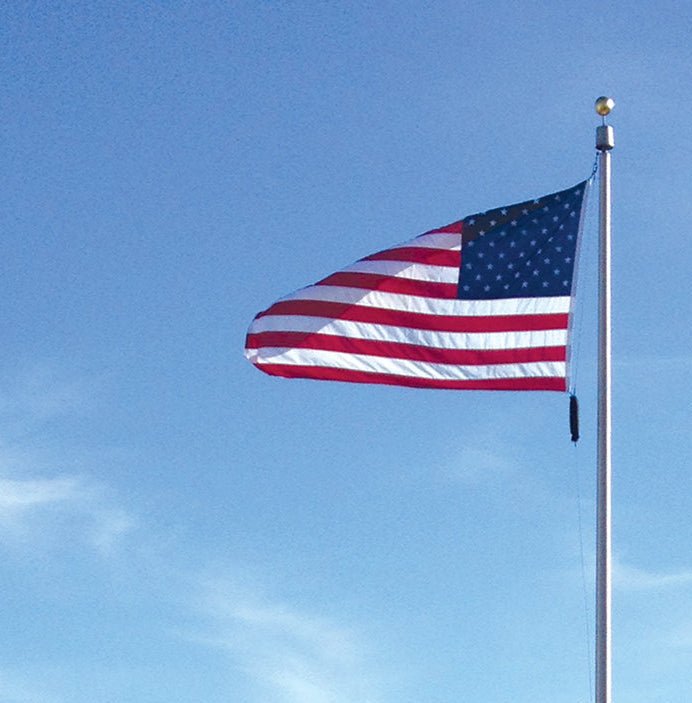 Hurricane Internal Halyard Series Aluminum Flagpole