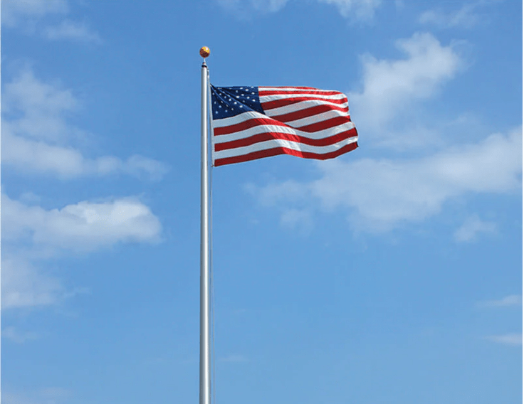 Hurricane Series Ground-Set Aluminum Flagpole
