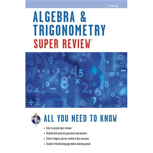 Algebra & Trigonometry Super Review - Paperback
