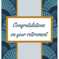 Retirement Guest Book with lined pages (hardback) - Hardcover
