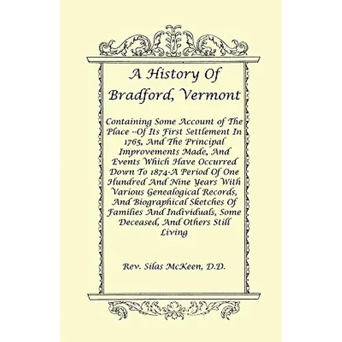 A History of Bradford, Vermont