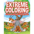 Extreme Coloring: A Cartoon Animals Coloring Book - Paperback