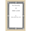 First Ownership of Ohio Lands - Paperback