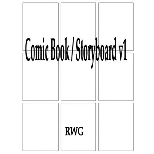 Comic Book / Storyboard v1: 200 Pages 8.5" X 11" - Paperback