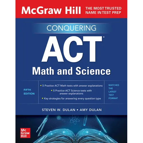 McGraw Hill Conquering ACT Math and Science, Fifth Edition - Paperback