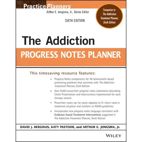 The Addiction Progress Notes Planner - Paperback