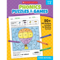 Phonics Puzzles & Games for Grades 1-2 - Paperback