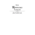 Early Kentucky Tax Records