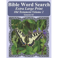 Bible Word Search Extra Large Print Old Testament Volume 2: Genesis #2 - Paperback