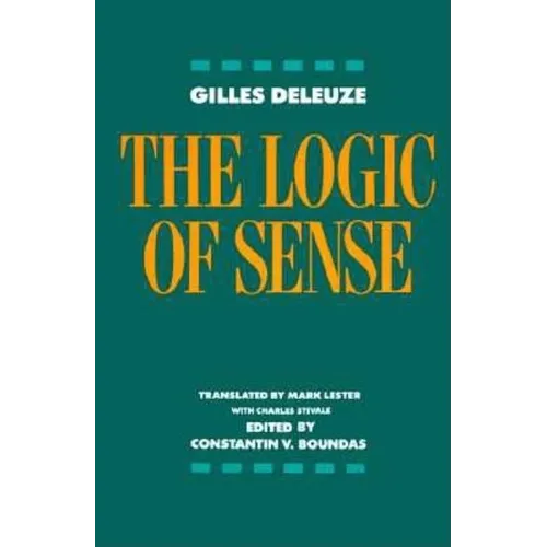 The Logic of Sense - Paperback