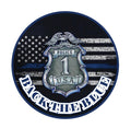Back The Blue Thin Blue Line US Flag Shield Decal- 3 Sizes, 2 inch, 4 inch and 6 inch, great decals for cars/trucks, cell phones , laptops