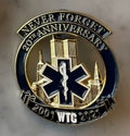Rare Find | Limited Edition Firefighter EMS Star of Life  Never Forget 9-11-01 20th Anniversary Pin