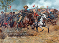 Charge Of The Texas Lancers, Valverde Ford, 1862 - Canvas Giclee