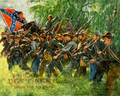 General J.B. Gordon At Gettysburg, July 1, 1863 - Canvas Giclee