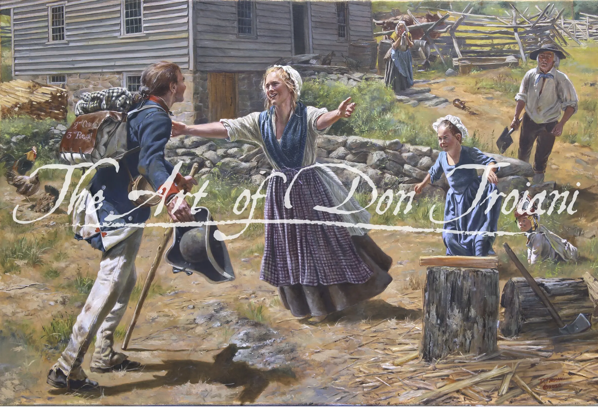 The Veteran's Return - Canvas Giclee Artist Proof