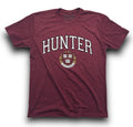 "HUNTER" TEE (HEATHER MAROON)