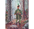 1st United States Rifle Regiment, 1812 - Canvas Giclee