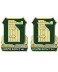 U.S. Army 91st Military Police Battalion Unit Crest "Honor Above All" (pair)