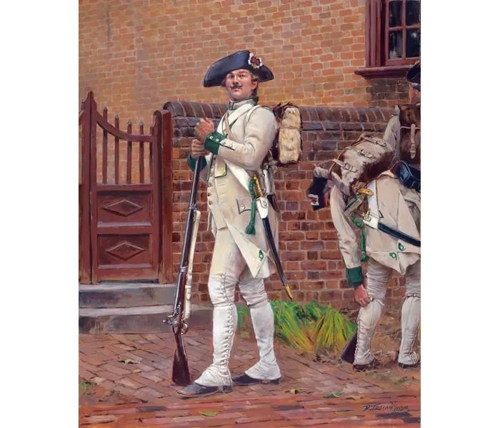 Chasseur Of The Saintonge Regiment, 1781 - Artist Proof