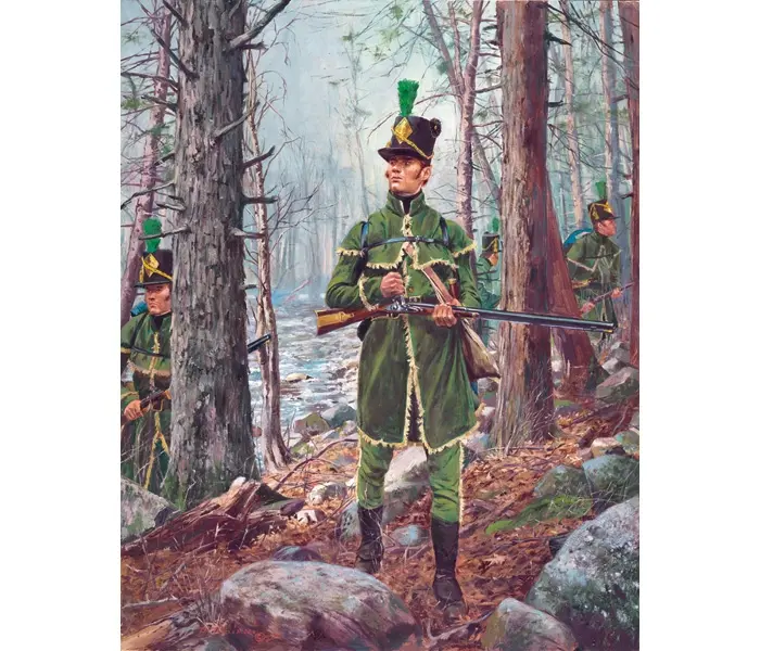 1st United States Rifle Regiment, 1812 - Artist Proof