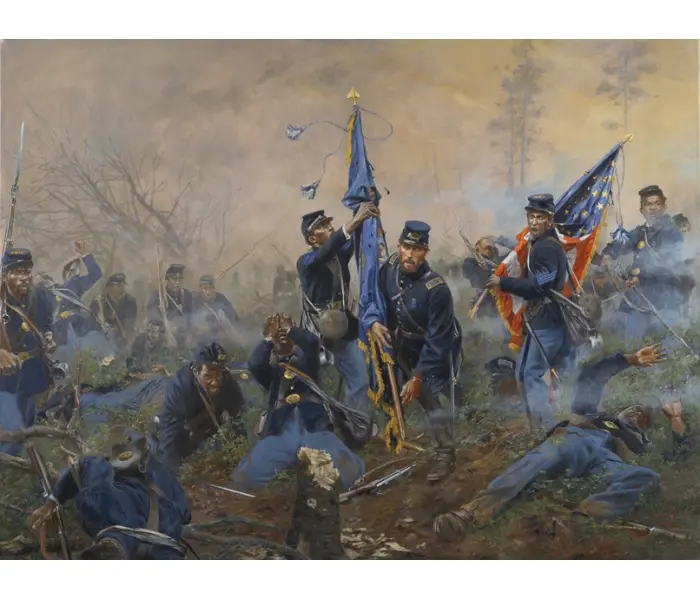 Three Medals Of Honor, Battle Of New Market Heights, September 29, 1864 - Artist Proof