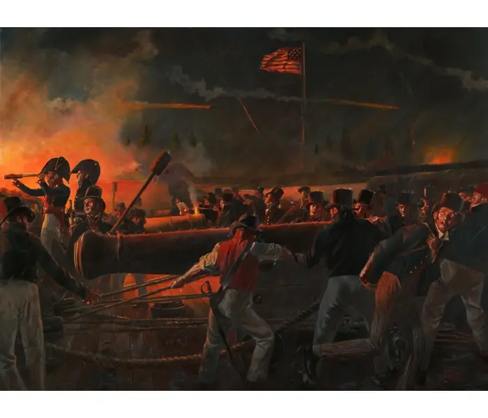 "Our Flag Was Still There" The defense of Fort McHenry, September 13-14, 1814 - Canvas Giclee