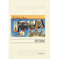 Vintage Lined Notebook Greetings from Iowa - Paperback