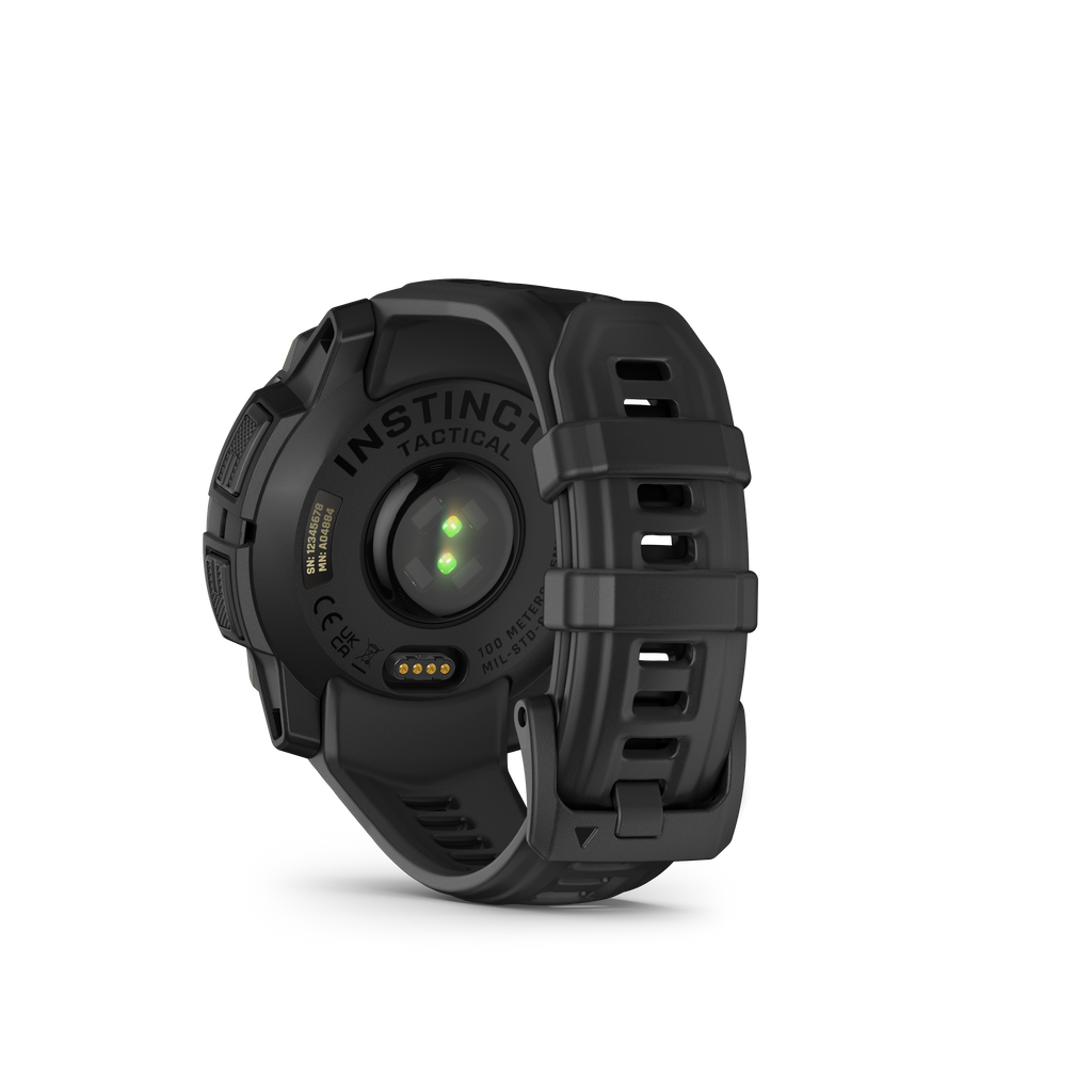 Garmin Instinct 3 Tactical - Tough Smartwatch w/ Solar Charging & 10 ATM Waterproof