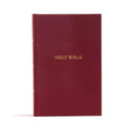 CSB Pew Bible, Garnet - Hardcover