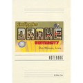 Vintage Lined Notebook Greetings from Drake University, Des Moines - Paperback