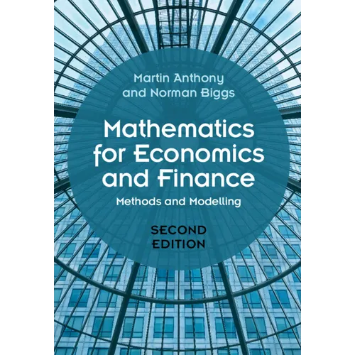 Mathematics for Economics and Finance - Paperback