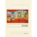Vintage Lined Notebook Greetings from Peoria, Illinois - Paperback