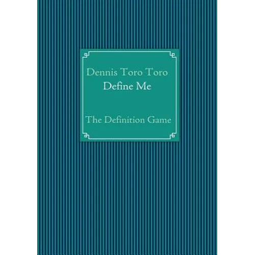 Define Me: the Definition Game - Paperback