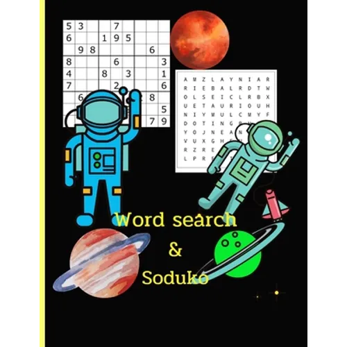 Word search & Soduko: Brain Game for smart Kids activities - Paperback