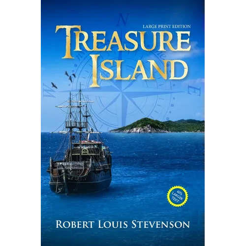Treasure Island (Annotated, Large Print) - Paperback