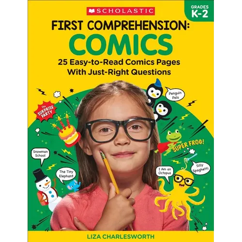 First Comprehension: Comics: 25 Easy-To-Read Comics with Just-Right Questions - Paperback