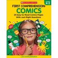 First Comprehension: Comics: 25 Easy-To-Read Comics with Just-Right Questions - Paperback