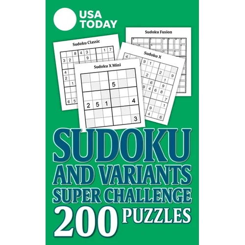 USA Today Sudoku and Variants Super Challenge: 200 Puzzles - Paperback